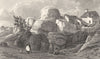 KENT. Rocks at Tunbridge Wells. Allen 1833 old antique vintage print picture