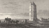 KENT. North Foreland Light House. Allen 1833 old antique vintage print picture