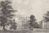 LONDON. Surrey. Croydon Addiscomb College. Prichett. Fine street view.  1835