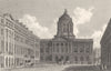 LIVERPOOL. Town Hall and Mansion House, Liverpool. (Finden/Westall) 1834 print