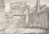 LANCASHIRE. Ashton Dungeons + Jailers Chapel. Aikin / Stockdale 1794 old print