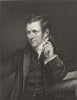 SCIENCE. Sir Humphrey Davy, Bart. PRS c1840 old antique vintage print picture