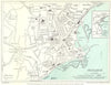 PENZANCE vintage town/city Plan. Cornwall. WARD LOCK 1952 old vintage map