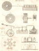 SCIENCE. Bleaching machinery. (Oxford Encyclopaedia) 1830 old antique print