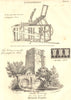 OXFORD. Lithography; Lithographic Press; The old tower of Oxford Castle 1830