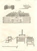 ENGINEERING. Paper manufacture. (Oxford Encyclopaedia) 1830 old antique print