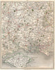 HAMPSHIRE.Winchester Southampton Portsmouth Isle of Wight Newport.CARY 1794 map