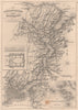 CONSTANTINOPLE & BOSPHORUS. Fort. Princes Islands. 1860 old antique map chart