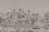 LONDON. The Tower of London, by Hanslip Aurora 1947 old vintage print picture
