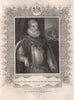 BRITISH HISTORY. Charles Howard, first Earl Of Nottingham. TALLIS 1853 print