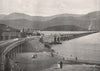 BARMOUTH. Bridge and Cader Idris. Steam train. Wales 1900 old antique print