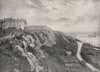 FOLKESTONE. The Lees. Kent 1900 old antique vintage print picture