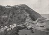 LYNMOUTH. View of the town. Devon 1900 old antique vintage print picture