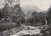 LYNTON. Watersmeet. Devon 1900 old antique vintage print picture