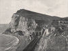 SHAKESPEARE CLIFF & TUNNEL. First Channel Tunnel attempt. Dover 1900 old print