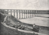 BERWICK-UPON-TWEED. The bridges. Northumberland 1900 old antique print picture