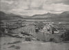 PORTMADOC PORTHMADOG. View of the town. Sailing ships moored 1900 old print