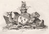 SUSSEX. Coat of Arms. Heraldry 1790 old antique vintage print picture