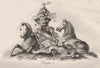 COWPER. Coat of Arms. Heraldry 1790 old antique vintage print picture