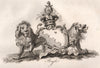 BOYLE. Coat of Arms. Heraldry 1790 old antique vintage print picture
