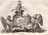 ONSLOW. Coat of Arms. Heraldry 1790 old antique vintage print picture