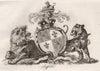 SUFFIELD. Coat of Arms. Heraldry 1790 old antique vintage print picture