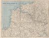 CORNWALL. Newquay Padstow Wadebridge Bodmin. WARD LOCK c1955 old vintage map