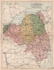 CO. LONDONDERRY. Antique county map. Ulster. Northern Ireland. BARTHOLOMEW 1882