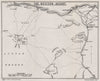 FIRST WORLD WAR. The Western Desert. Egypt 1935 old vintage map plan chart