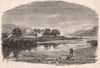 INVERNESS-SHIRE. Fort Augustus. Scotland 1885 old antique print picture