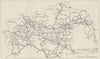 NORTHERN ITALY. Railways. WW2 ROYAL NAVY INTELLIGENCE MAP 1945 old vintage