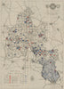 OXFORDSHIRE PUBLIC SERVICES. Sewage waste & water supply. ABERCROMBIE 1931 map