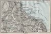 LAKE LAGO MAGGIORE. Stresa Baveno Gignese. Vintage map plan. Italy 1924