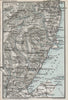 LAKE LAGO DI GARDA. Vintage map plan. Salo. Italy 1924 old antique chart