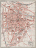 PADOVA. Vintage town city map plan. Italy 1924 old antique chart