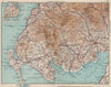 SW SCOTLAND.Dumfries & Galloway.Ayrshire.Wigtown Kirkcudbright.Scotland 1932 map