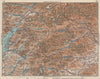 SCOTLAND. Argyll Perth Loch Linnhe. Vintage map plan 1932 old vintage