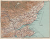 SCOTLAND EAST. Tayside & Fife. Firth of Tay. Vintage map plan 1932 old