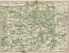 DUKERIES & SHERWOOD FOREST. Mansfield Worksop Ollerton Nottinghamshire 1930 map