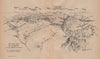 CANYON NISCLE CAÑÓN D'AÑISCLO. Monte Perdido Cilindro Marboré. Panorama 1921 map