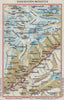 EGGISHORN-MÜNSTER-GESCHINEN. Ernen Fiesch Bellwald. Switzerland 1948 old map