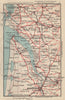 GIRONDE ESTUARY. Bordeaux Rochefort Libourne Cognac. Charente-Maritime 1954 map