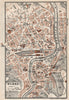 BILBAO. Vintage town city map plan. Spain 1958 old vintage chart