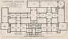 NATIONAL GALLERY. Vintage map plan. London 1927 old vintage chart