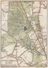 EPPING FOREST SOUTH. Chingford Hatch. Buckhurst Hill. Vintage map. Essex 1927