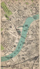 LONDON SW. Walham Green Chelsea Brompton Clapham Junction Wandsworth 1927 map
