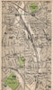 LONDON SE. Nunhead Hatcham New Cross Gate Surrey Canal Brockley 1927 old map