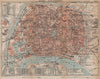 ANTWERPEN-PLAN D'ENSEMBLE. Vintage town city map plan. Belgium. Anvers 1920
