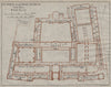 VICTORIA & ALBERT MUSEUM. First floor vintage plan. South Kensington 1919 map