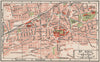 ST-GALL ST-GALLEN. Vintage town city map plan. Switzerland 1930 old